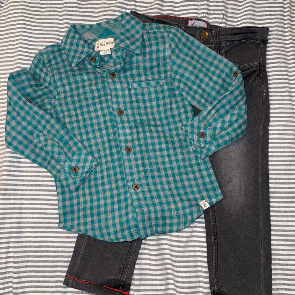 (NWT) Me & Henry Outfit Set